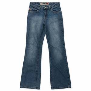 Edwin Japan Bootcut Flare Jeans Faded Blue Denim W28 L32 Y2K